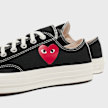Comme des Garcons Play Small Red Heart Chuck Taylor All Star '70 Low zwart 85445 5