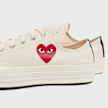 Comme des Garcons Play Small Red Heart Chuck Taylor All Star '70 Low beige 87160 5