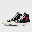 Comme des Garcons Play Small Red Heart Chuck Taylor All Star '70 Hi zwart 87159 1