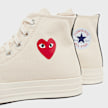 Comme des Garcons Play Small Red Heart Chuck Taylor All Star '70 Hi beige 87161 5