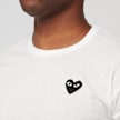 Comme des Garcons Play Black Heart T-Shirt White wit 87587 5