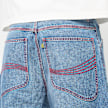 ERL Denim Indiana Skate Shorts Woven blauw 89702 5