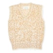ERL Psyche Sleeveless Sweater Vest Knit beige 89703 1