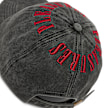 Pleasures Onyx Crown Washed Cap grijs 91117 3