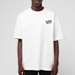 A Bathing Ape Logo Relaxed Fit Tee white 87766 2