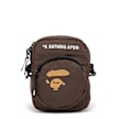 A Bathing Ape Ape Head Mini Bag braun 90951 1