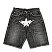 A Bathing Ape Twin Sta Relaxed Fit Denim Shorts grey 89402 1