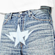 A Bathing Ape Twin Sta Relaxed Fit Denim Shorts blauw 91114 5