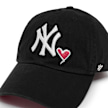 '47 MLB New York Yankees Icon  Heart Clean Up Cap black 90392 4