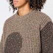 ERL Unisex Swirl Wool Crewneck Knit bruin 89918 5