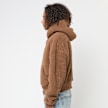 ERL Unisex Terry Fleece Zipped Hoodie Knit braun 87974 3