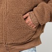 ERL Unisex Terry Fleece Zipped Hoodie Knit bruin 87974 6