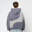 ERL Unisex Wave Hoodie Knit blauw 90222 4
