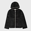 Our Legacy Full Zip Hood Hairy Wool schwarz 90224 1