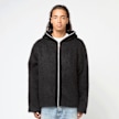 Our Legacy Full Zip Hood Hairy Wool black 90224 2