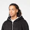 Our Legacy Full Zip Hood Hairy Wool schwarz 90224 5