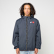 Comme des Garcons Play K-Way Full Zip Jacket Red Emblem blau 87986 2