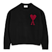 AMI PARIS Felted Crew ADC schwarz 87992 1