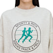 adidas Originals x Sporty & Rich Sweater grijs 89308 5