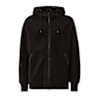 C. P. Company Sweatshirts Hooded Open In Diagonal Raised Fleece black 89803 1