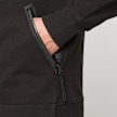 C. P. Company Sweatshirts Hooded Open In Diagonal Raised Fleece zwart 89803 6