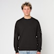C. P. Company Diagonal Raised Fleece Crewneck Sweatshirt black 86020 2