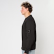 C. P. Company Diagonal Raised Fleece Crewneck Sweatshirt zwart 86020 3