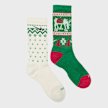 Nike   Everyday Plus Cushioned Winter Wonderland Crew Socks (2 Pack) multi-colour 92002 2