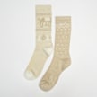 Nike   Everyday Plus Cushioned Winter Wonderland Crew Socks (2 Pack) beige 92004 1