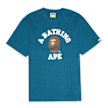 A Bathing Ape College Tee blue 92406 1