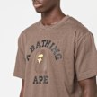 A Bathing Ape College Tee brown 92408 5