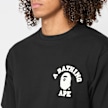 A Bathing Ape City Camo College ATS Tee schwarz 92410 5