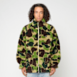 A Bathing Ape ABC Camo Metal One Point Boa Jacket M groen 92457 2