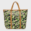 A Bathing Ape ABC Camo PU Ostrich Tote Bag M Grün 92475 3