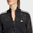 adidas Originals Crochet Zip Trainings Top zwart 93505 5