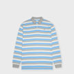 ERL Unisex Striped Long Sleeve Polo Knit multi-colour 95413 1