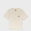 Needles Butterfly embroidered T-shirt beige 95827 1
