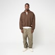 Brain Dead Half Zip Collared Sweatshirt brown 95847 2