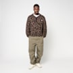 Brain Dead Half Zip Collared Sweatshirt brown 95846 2