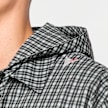 ROA Aair Floweave Printed Check Long Sleeve Hooded Shirt grijs 95908 3