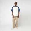 AMI PARIS SS Boxy Fit T-Shirt Ami De Coeur Knitted Patch beige 95940 2