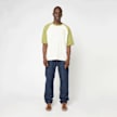 AMI PARIS SS Boxy Fit T-Shirt Ami De Coeur Knitted Patch beige 95938 2