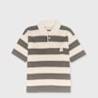 AMI PARIS SS Polo Ami De Coeur Patch grijs 95939 1
