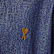 AMI PARIS Constrasted Ami De Coeur Shirt blue 95929 3