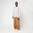 AMI PARIS Big ADC Embossed Sweatshirt grau 95935 2
