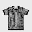 Comme des Garcons Play T-Shirt Red Emblem Mesh Black Heart schwarz 96050 1