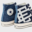Converse x Eric Emanuel Chuck 70 Navy Denim blauw 96389 5