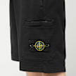 Stone Island Regular Fit-Shorts aus Fleece schwarz 96384 4