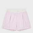 Nike   Wmns Woven Popelin Stripe Short lichtroze 98011 1