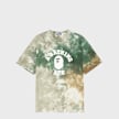 A Bathing Ape Tie Dyed College Relaxed Fit Tee M grün 99430 1
